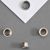 Eyelets for paper Nr. 24 - 4mm - 2,9mm  | nickel-plated 