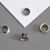 Eyelets for paper Nr. 8E - 5,5mm - 3,2mm  | nickel-plated 