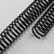 Plastic coils, A4, pitch 4:1 16 mm | black 