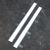 Plastic fasteners, self-adhesive with 4 eyelets  | transparent 