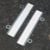Plastic fasteners, self-adhesive with 2 eyelets  | transparent 
