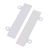 Plastic fasteners, self-adhesive with 2 eyelets  | white 