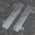 Fasteners with 2 eyelets, unslitted  | transparent 