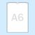 Document sleeves, transparent A6 