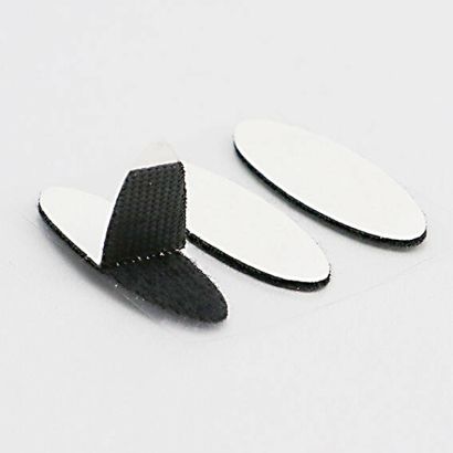 Hook and loop fasteners, coins, oval Roll with 1700 pairs | null