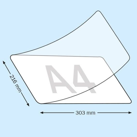 A5 Heavy Duty Matt Laminating Pouches Sheets - 250 MICRONS - 100 SHEET